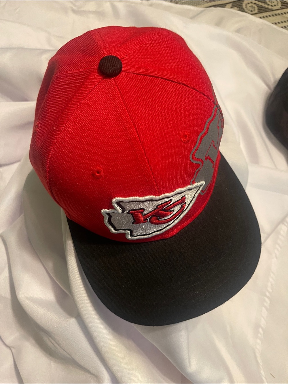 New Era Kansas City Chiefs Red and Black Fitted Hat